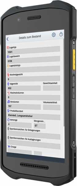 UI5Converte auf Scanner dargestellt mit Slider